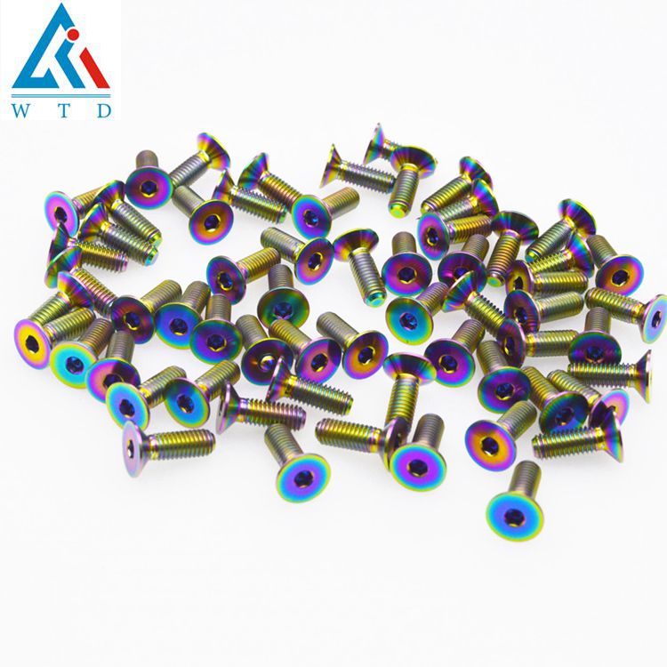 Gr5 titanium countersunk screw